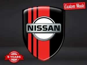Nissan Étiquette Bombée Design Stickers Bombés Supérieurs